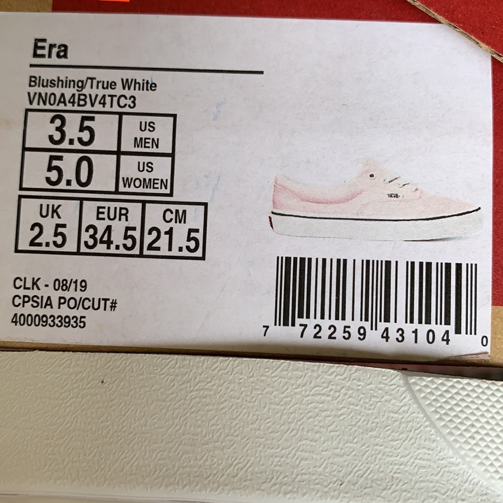 VANS ERA Blushing/True White WMNS - Picture 14 of 14